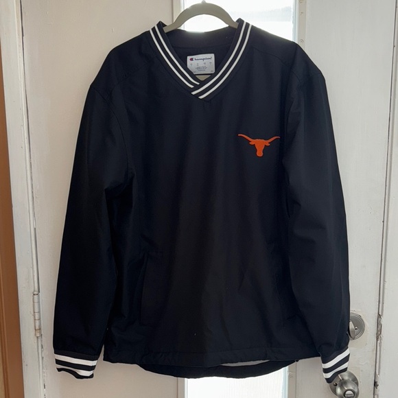 Texas Longhorn Champion Black Pullover with Orange Logo - Picture 1 of 7
